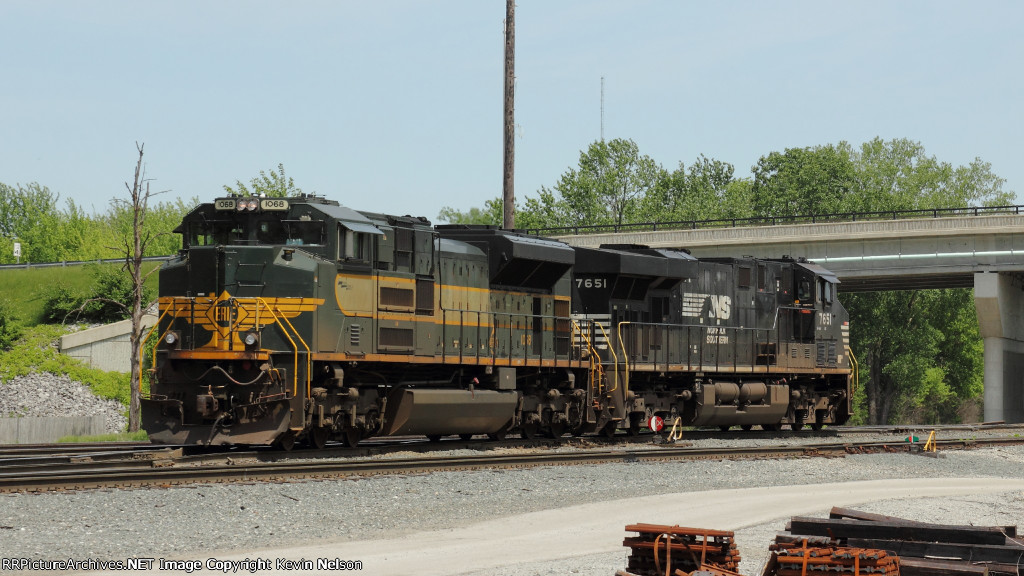 NS 1068 SD70ACe   (Erie Heritage)